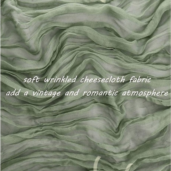 8 pack of 10’ Sage Green Table Runners - Picture 4 of 6